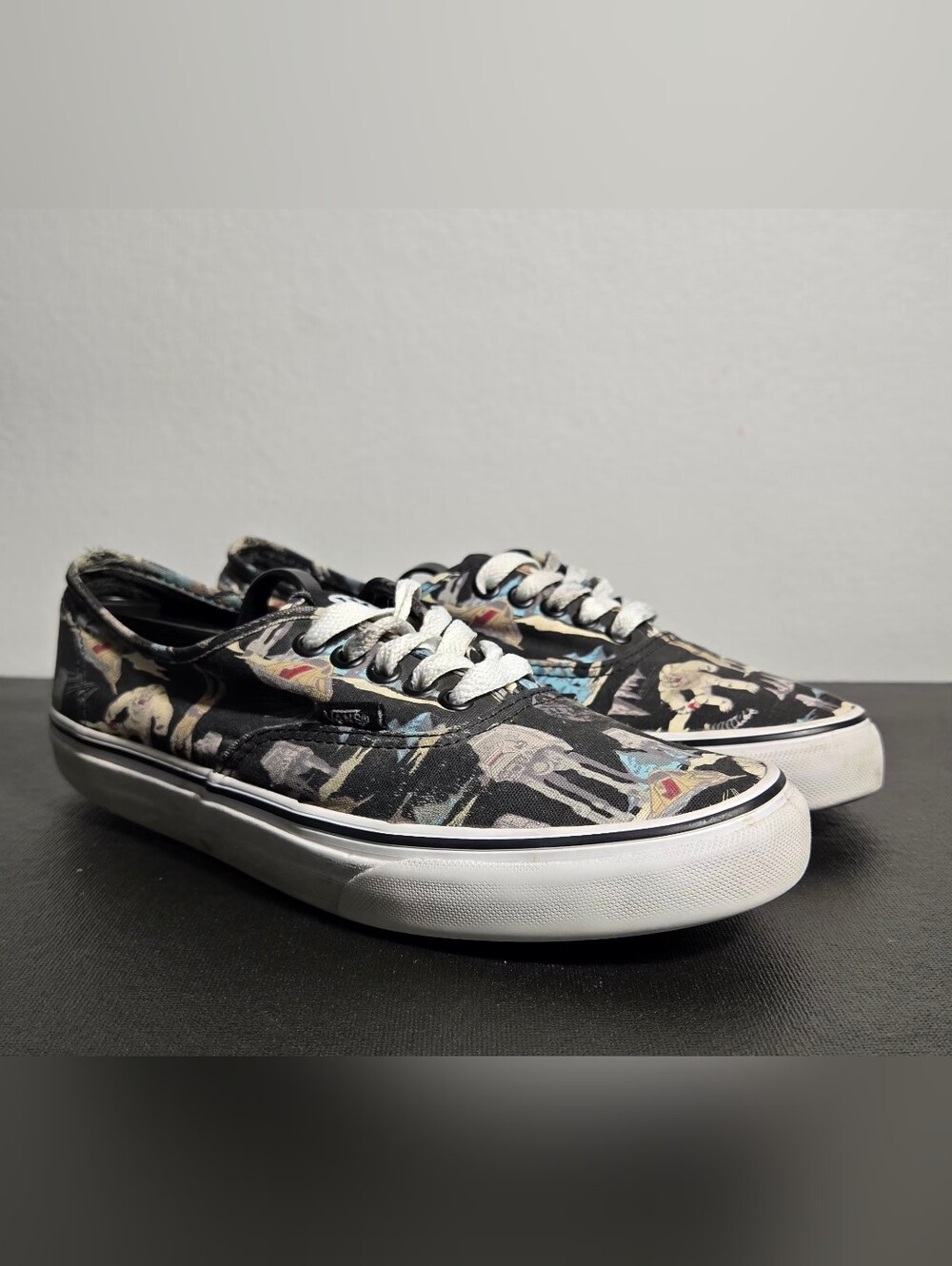 Vans x Star Wars Hoth Battle Authentic Sneakers Men Black Canvas Limited Men 7